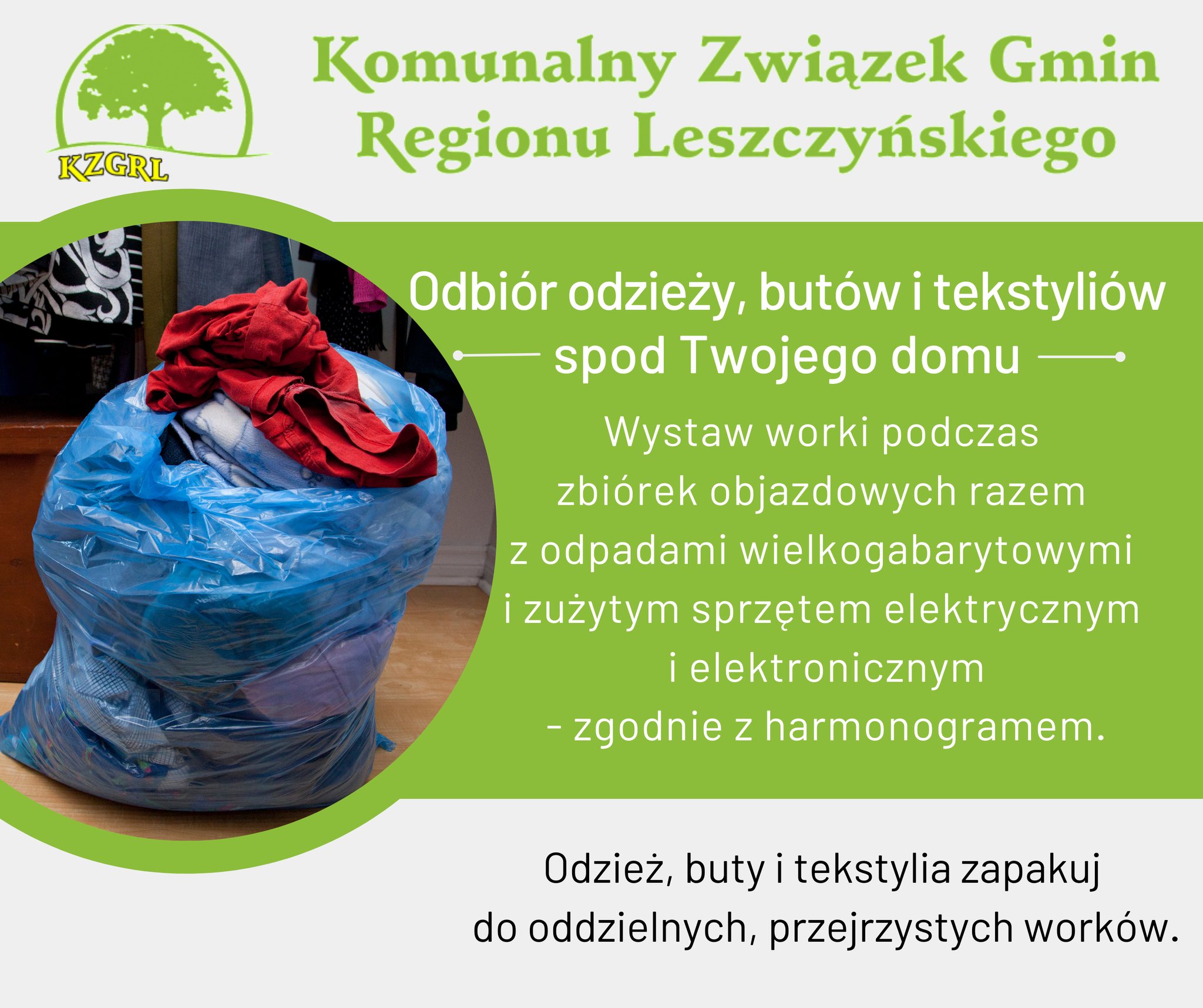 Objazdowa zbiórka odpadów wielkogabarytowych.